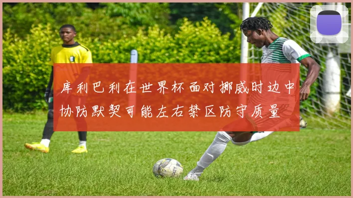 库利巴利在世界杯面对挪威时边中协防默契可能左右禁区防守质量